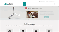 Desktop Screenshot of daxdata.co.za