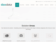 Tablet Screenshot of daxdata.co.za